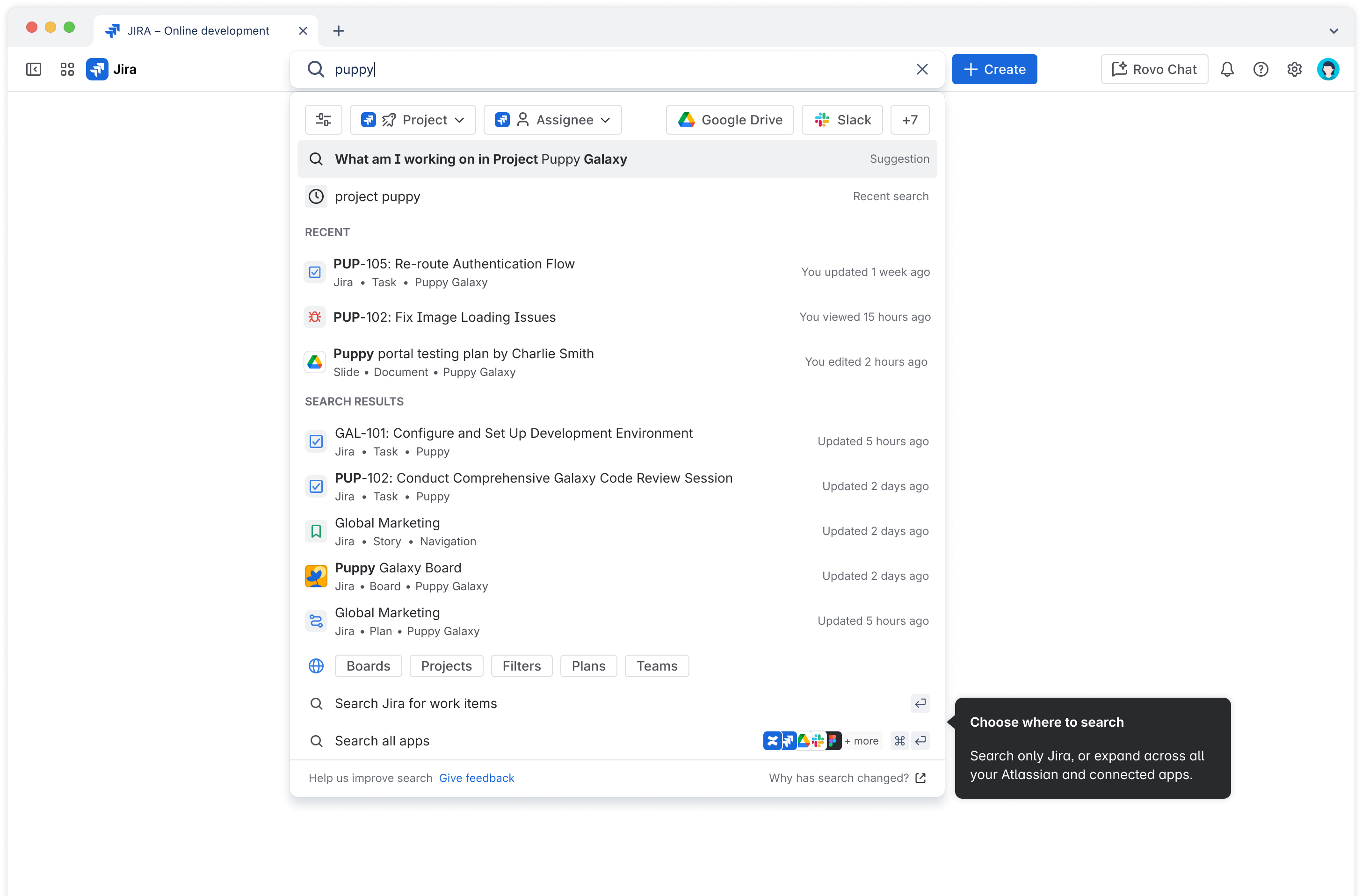 Introducing Rovo Search for Jira