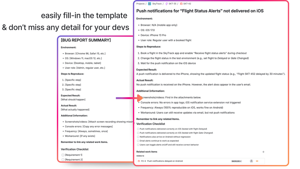 Smart Bug Report Templates with Issue Templates Agent.png