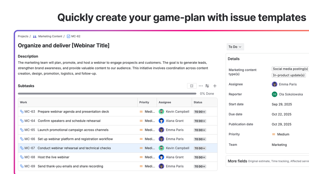 Quick creation of webinar plan with issue templates.png
