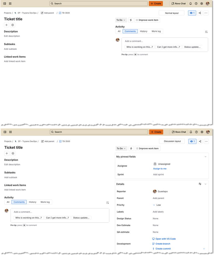 Jira discussion and normal layout example.png