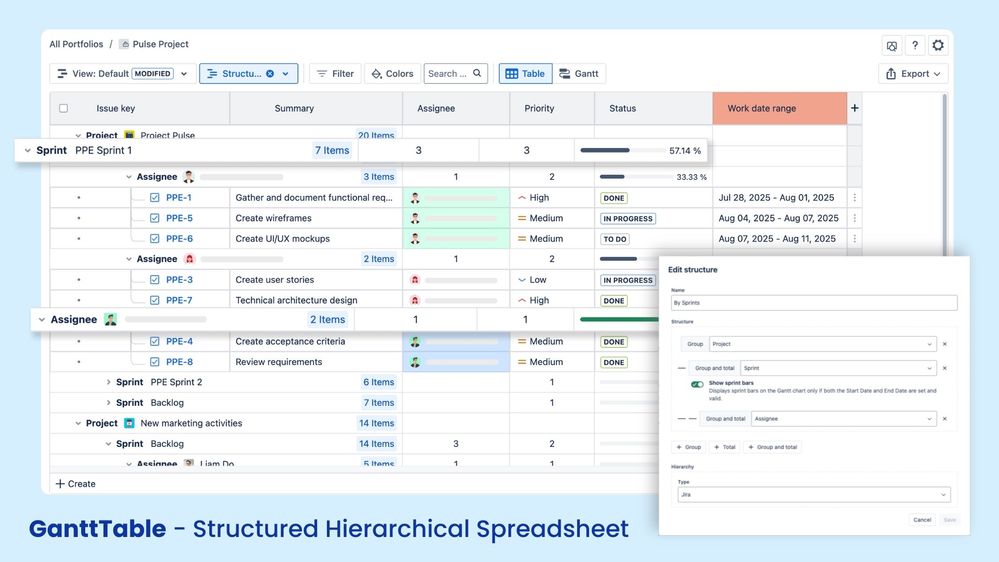 GanttTable - Structured Hierarchical Spreadsheet.jpg