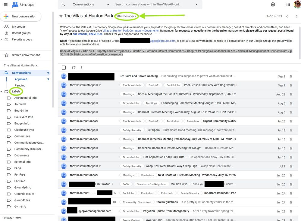 Google Group for Comms - 284 members.jpg