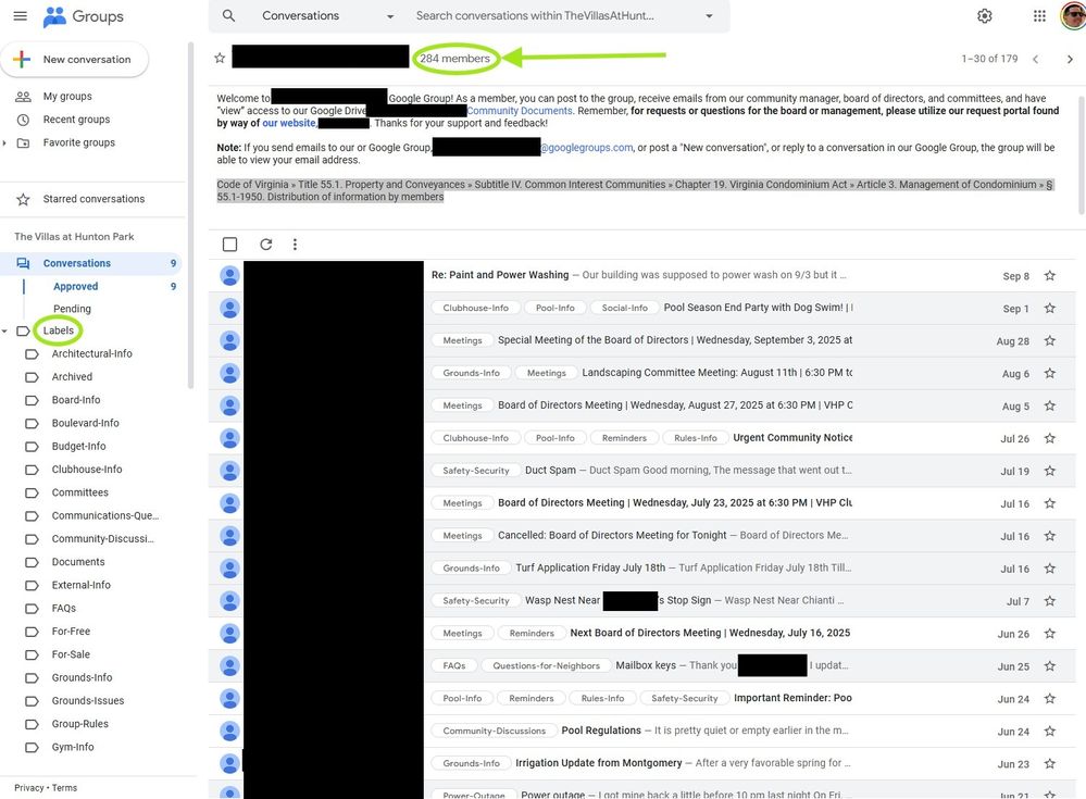 Google Group for Comms - 284 members.jpg