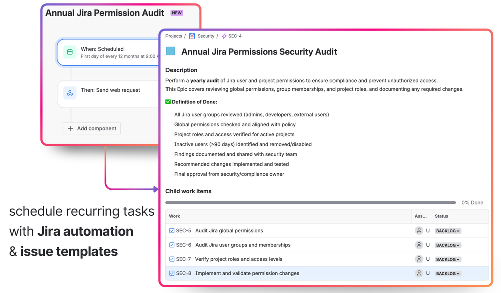 Schedule Jira Audits with Issue Templates.png