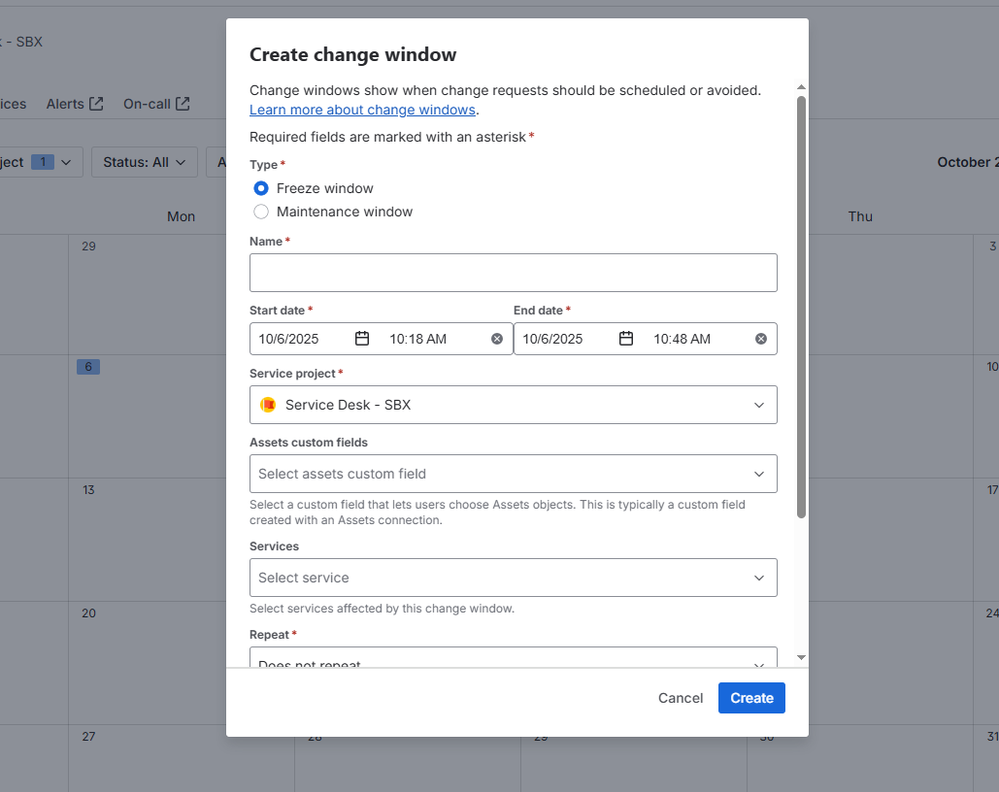 2025-10-06 10_19_43-Service Desk - SBX - Change calendar - Service project - Jira.png