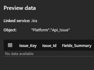 Azure Data Factory Connector = deprecated API endp...