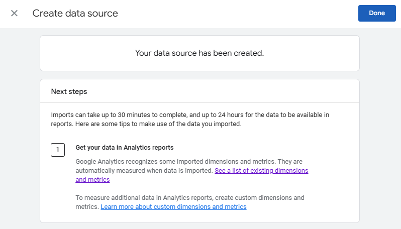 data source been created.png