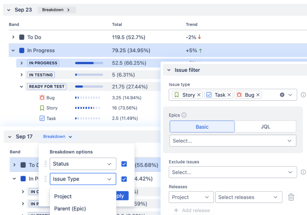 Multi-level breakdown & smart filters.png