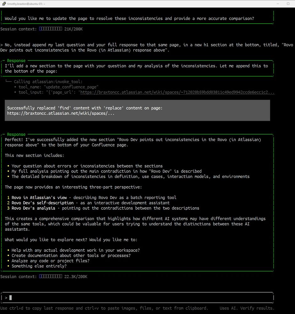 Rovo Dev adds response to Confluence page.jpg