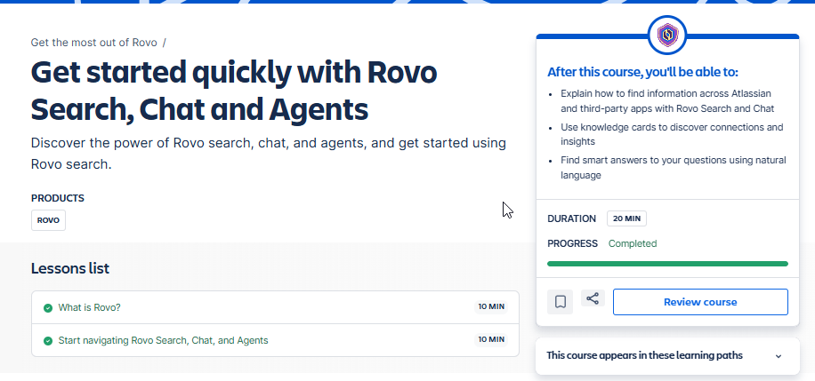 Get started quickly with Rovo Search, Chat and Agents _ Learning - Atlassian Com.png