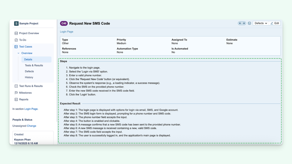 Test Case Management  - TestRail Test Case Detail.png