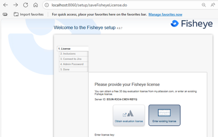 Fisheye License Setup.png