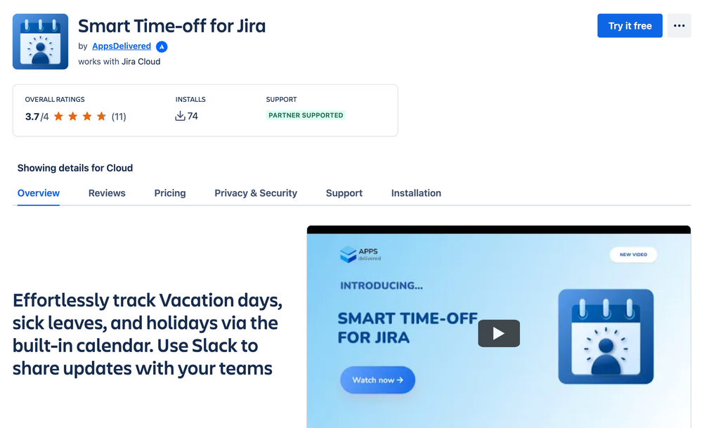 Smart Time-off for Jira by&nbsp;AppsDelivered.png