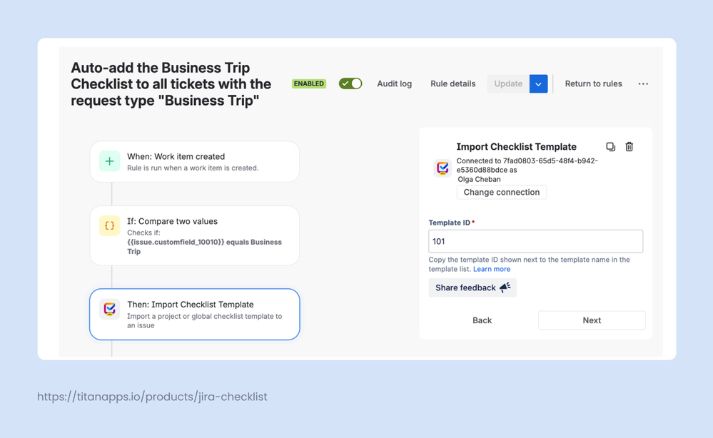 Auto-add Checklists to JSM Tickets Based on Request Type.png