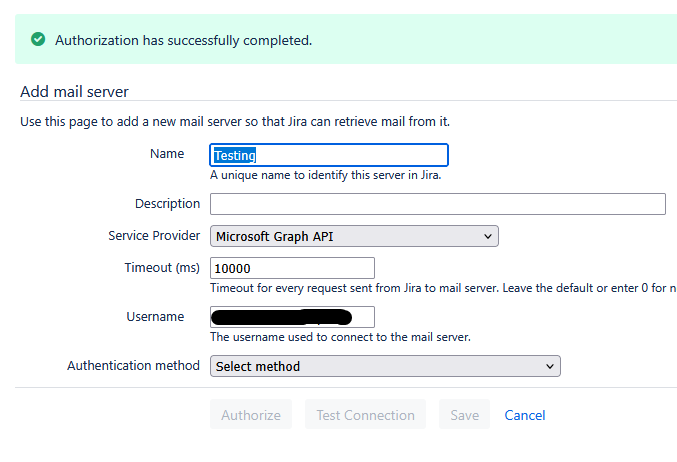Bug: Incoming Mail Server with Microsoft Graph API...