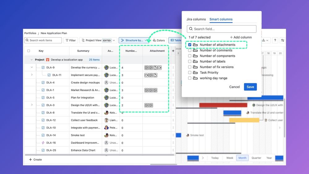 Use Smart column Number of Attachments.jpg