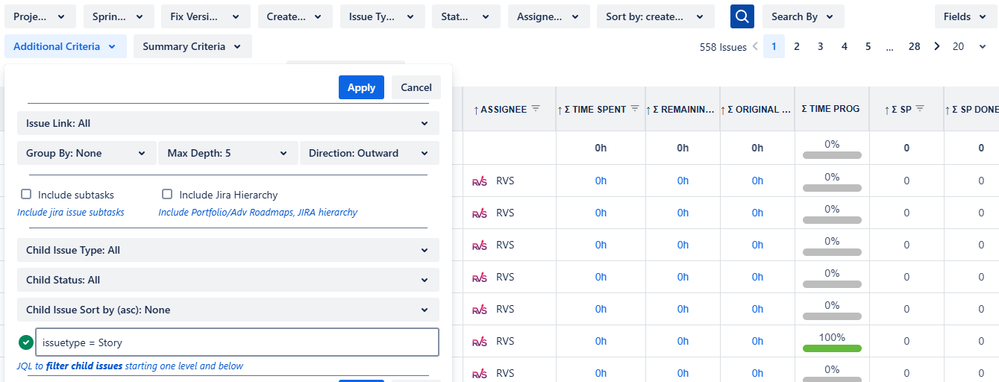 Links Hierarchy - Child Issue JQL.PNG