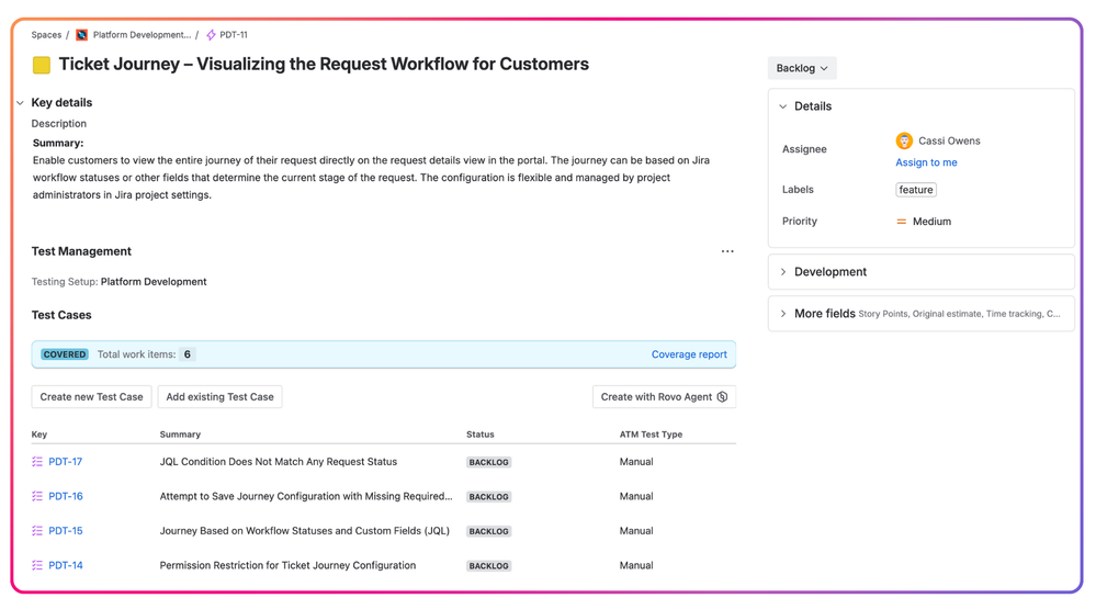 Requirment work item in native Jira look.png