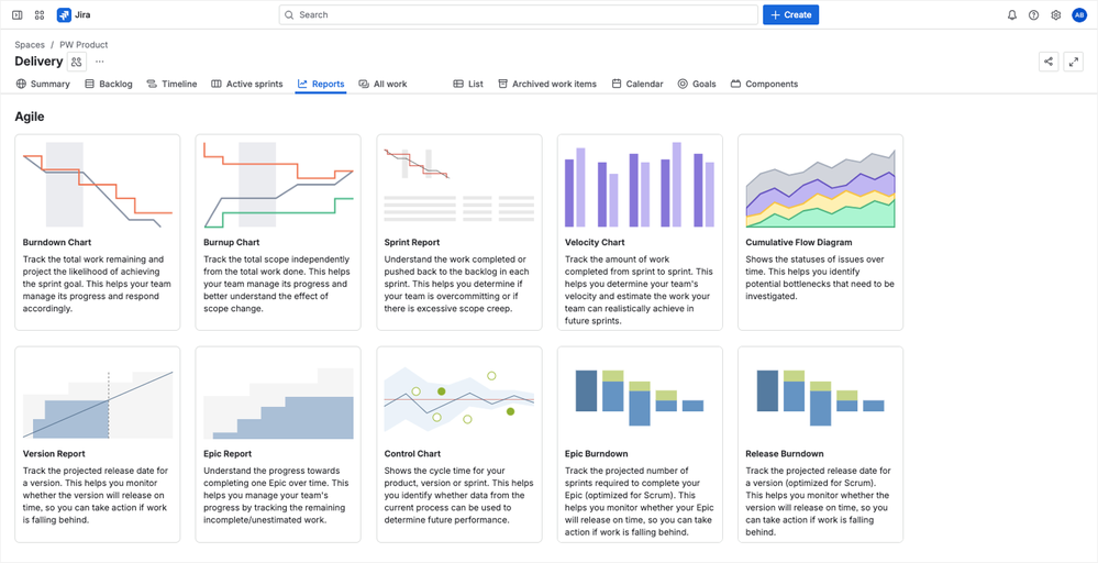 Jira Reports page with all report types visible (2).png