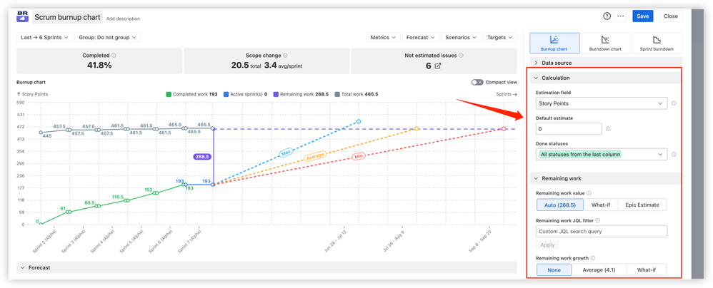 jira burnup chart calculation settings.png
