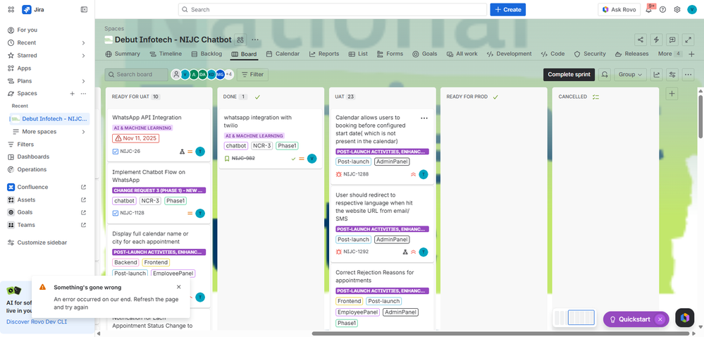 Phase-1-Hypercare-Sprint-4-Debut-Infotech-NIJC-Chatbot-Scrum-Board-Jira-03-20-2026_11_47_AM.png