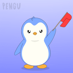 Red Flag No GIF by Pudgy Penguins.gif