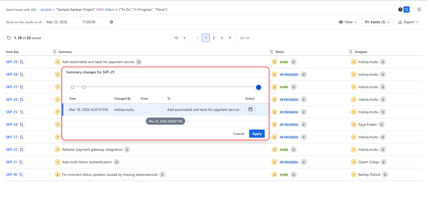 A Time Machine for Your Jira Backlog: Reconstruct ... - Atlassian Community