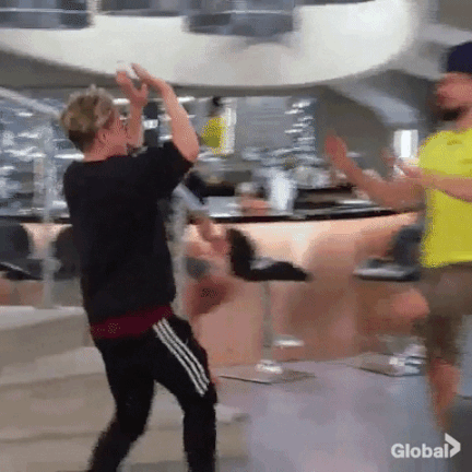 up top high fives GIF by Global TV.gif