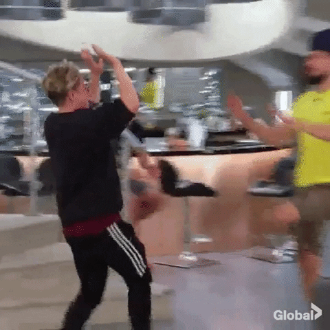 up top high fives GIF by Global TV.gif