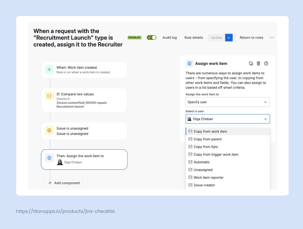 4 - Automation rule that auto-assigns tickets by request type.jpg