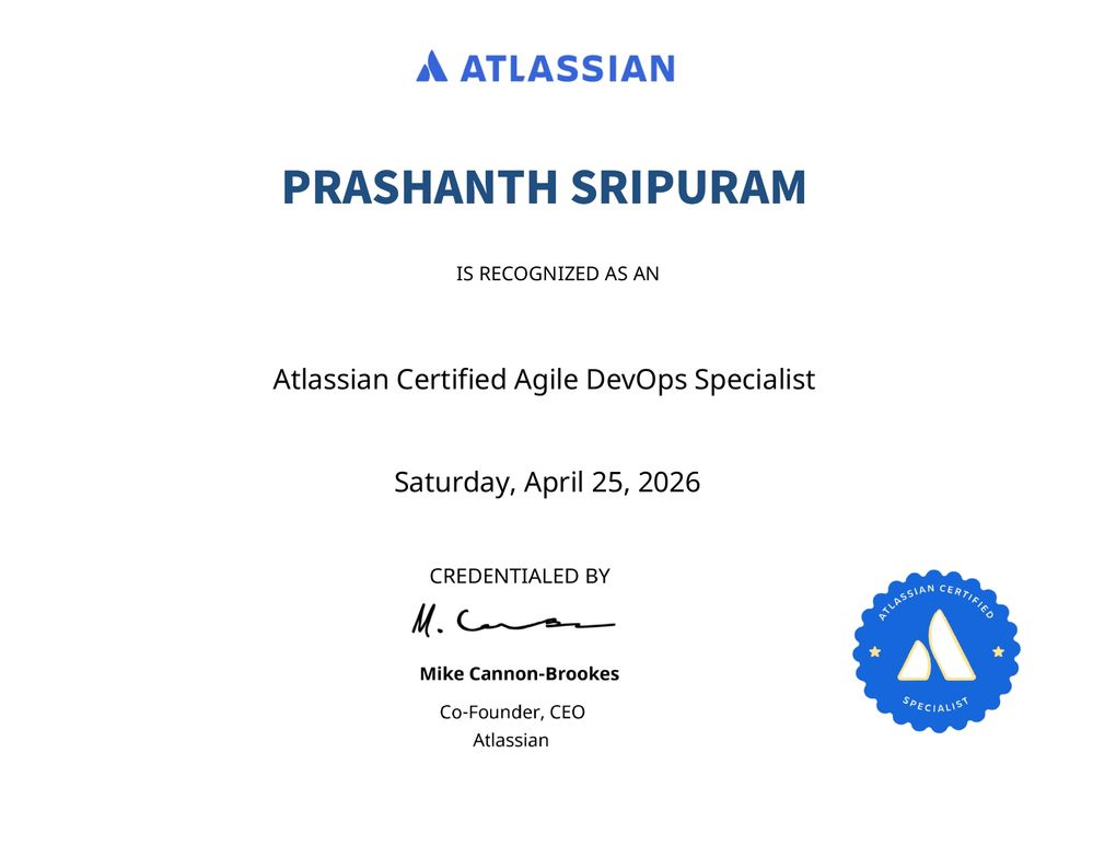 Atlassian Certified Agile DevOps Specialist certificate.jpg
