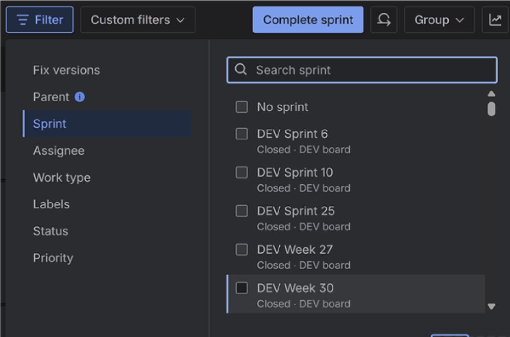 sprint filter list.png