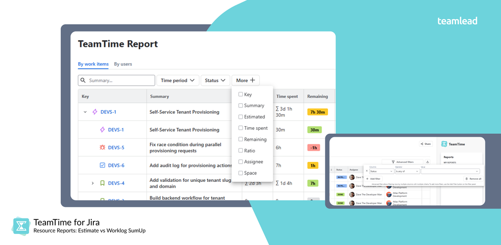 Saved reports with advanced filtering TeamTime.png