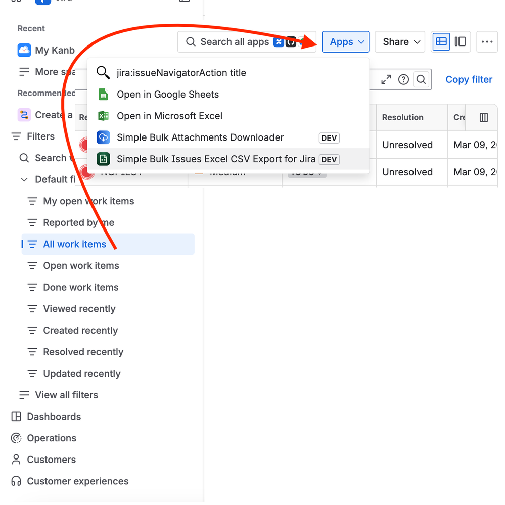 export issues to csv.png