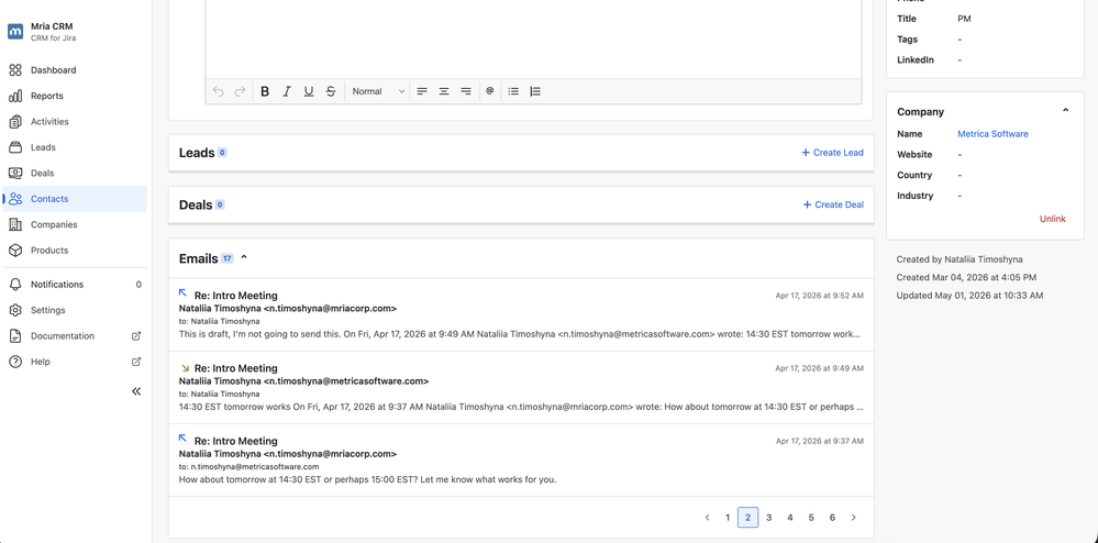 Gmail Integration - Mria CRM for Jira.png