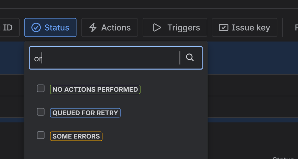 Can filter by Status and Key in the Global Automation audit log.png