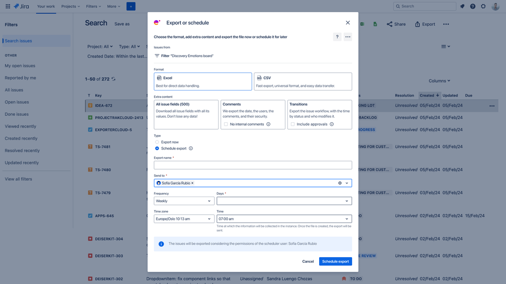 exporter-for-jira-Schedule_export.png