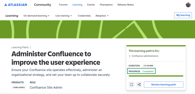 Kudos To Do_Learning Path_Admin confluence to improve user exp.png