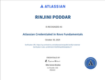 Atlassian Credentialed in Rovo Fundamentals certificate.png