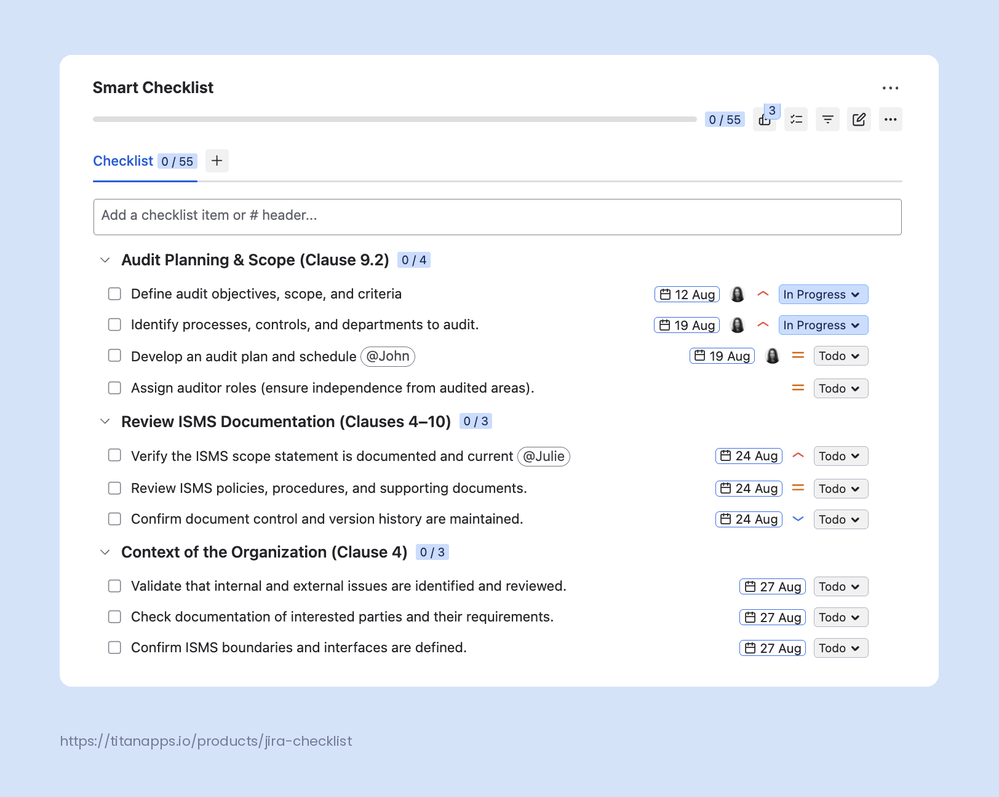 iso-27001-internal-security-audit-checklist_Template_smart checklist for Jira.png