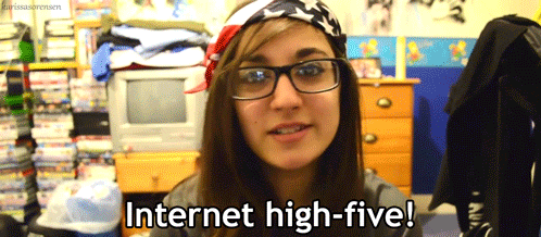 high five girl GIF.gif