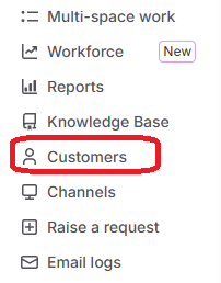 Customers menu option.png