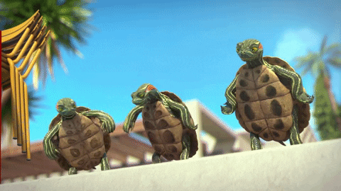 High Five Go Team GIF by MightyMike.gif