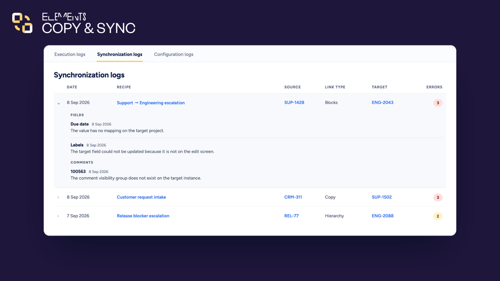 Synchronization logs Elements Copy & Sync - logo.png