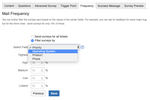 specify a custom field to filter out surveys using surveys for service desk.png
