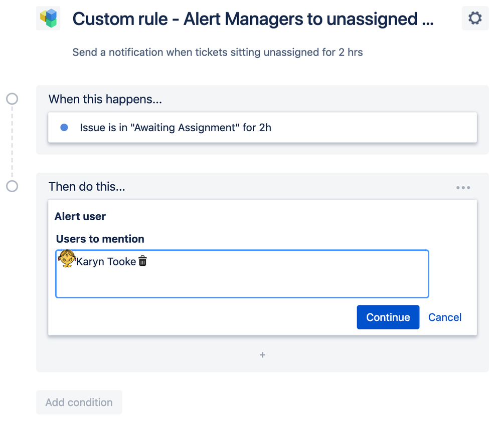 Alert per user not group.png