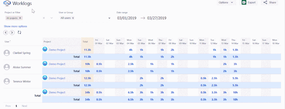 Worklogs- Time Reports for Jira Changes.gif