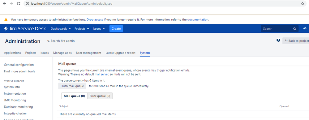 mail queue no outgoing email server configured.PNG
