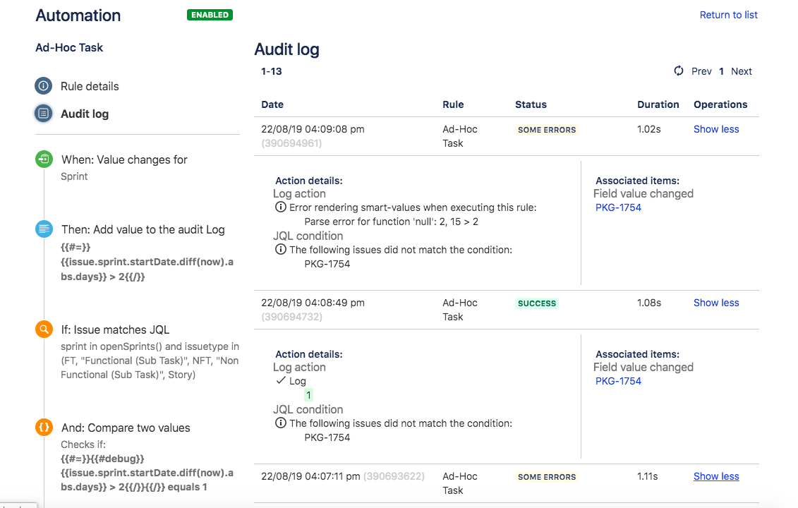 Restricting working on Sub task if parent is not a...