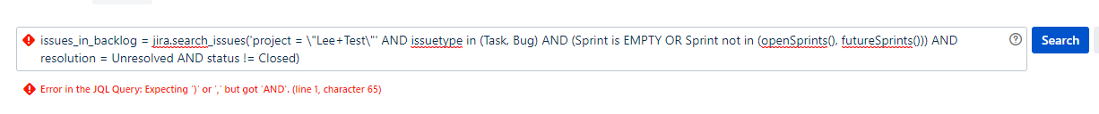 Solved Jql Query For Extracting All Backlogs Related To A 